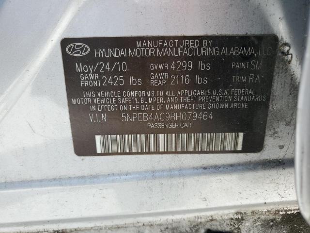 Photo 12 VIN: 5NPEB4AC9BH079464 - HYUNDAI SONATA 