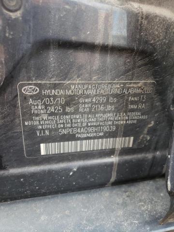 Photo 12 VIN: 5NPEB4AC9BH119039 - HYUNDAI SONATA 