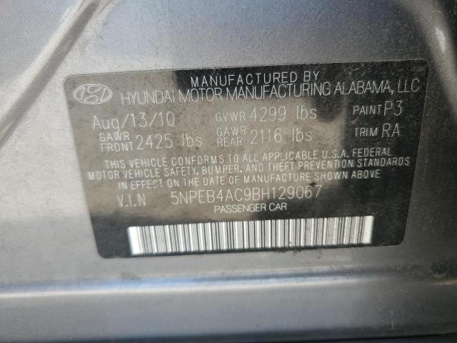 Photo 11 VIN: 5NPEB4AC9BH129067 - HYUNDAI SONATA 