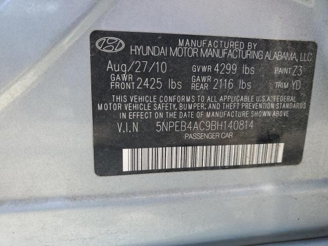 Photo 11 VIN: 5NPEB4AC9BH140814 - HYUNDAI SONATA 