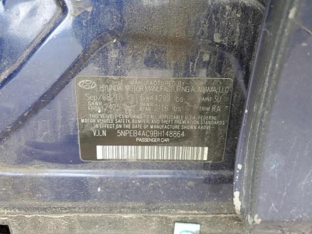 Photo 12 VIN: 5NPEB4AC9BH148864 - HYUNDAI SONATA GLS 