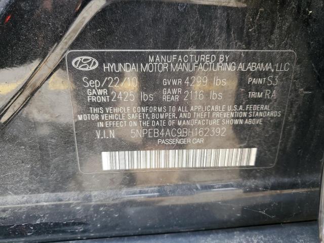 Photo 11 VIN: 5NPEB4AC9BH162392 - HYUNDAI SONATA 