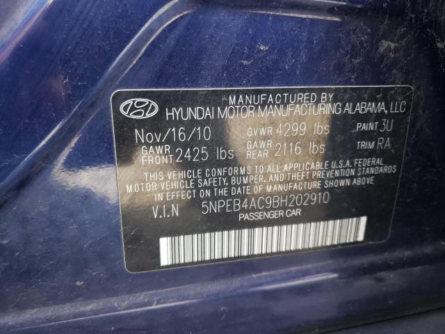 Photo 11 VIN: 5NPEB4AC9BH202910 - HYUNDAI SONATA GLS 