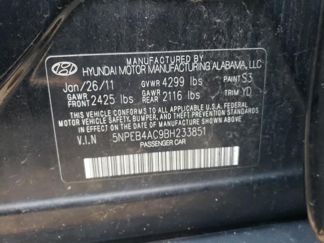 Photo 9 VIN: 5NPEB4AC9BH233851 - HYUNDAI SONATA GLS 