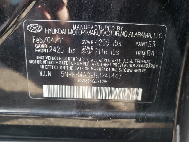 Photo 9 VIN: 5NPEB4AC9BH241447 - HYUNDAI SONATA GLS 