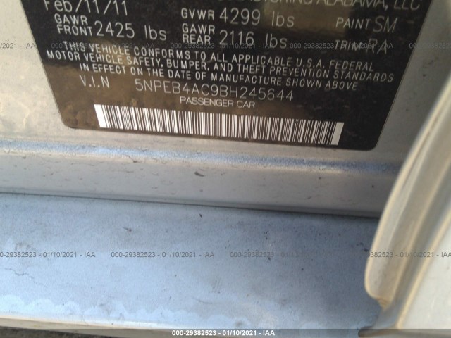 Photo 8 VIN: 5NPEB4AC9BH245644 - HYUNDAI SONATA 