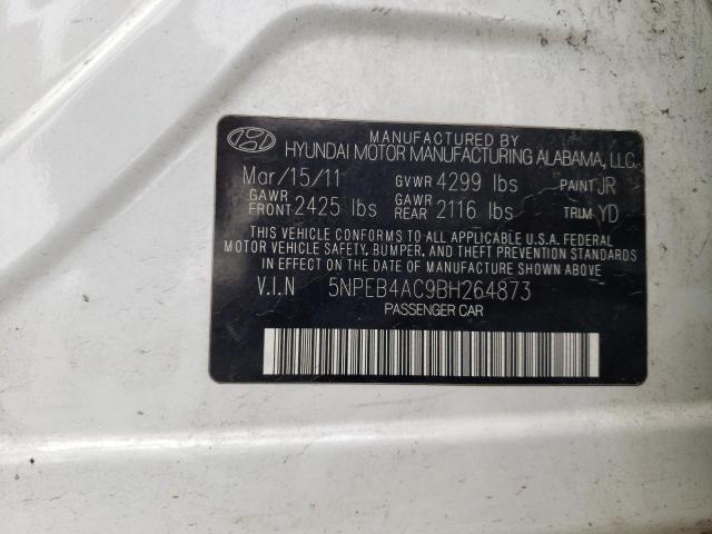 Photo 11 VIN: 5NPEB4AC9BH264873 - HYUNDAI SONATA 