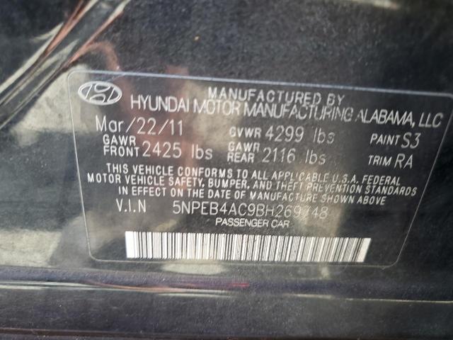 Photo 11 VIN: 5NPEB4AC9BH269748 - HYUNDAI SONATA 