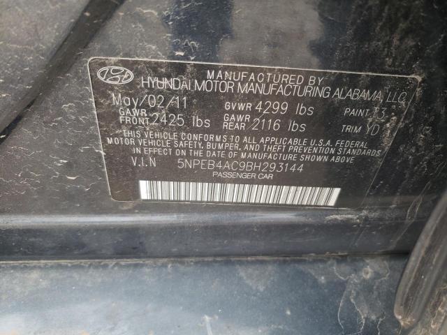 Photo 11 VIN: 5NPEB4AC9BH293144 - HYUNDAI SONATA GLS 