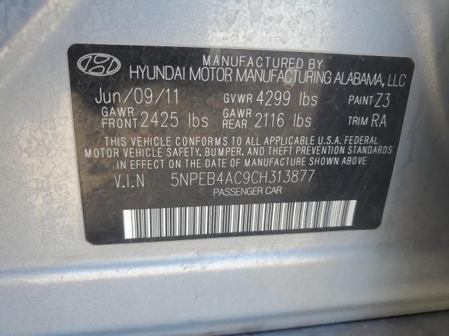 Photo 12 VIN: 5NPEB4AC9CH313877 - HYUNDAI SONATA GLS 