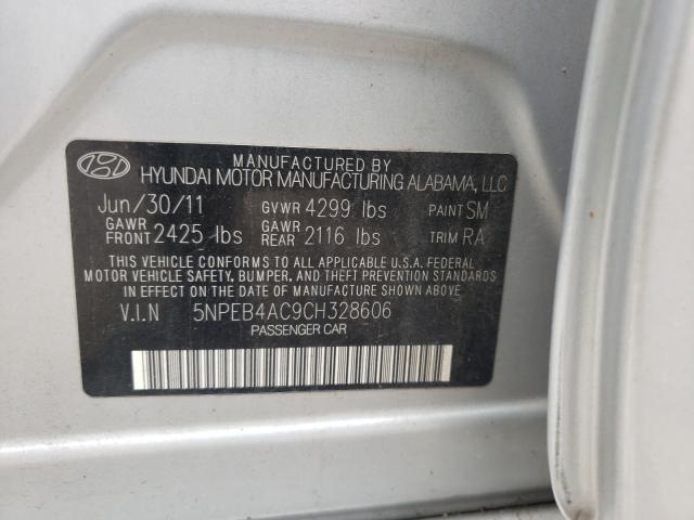 Photo 9 VIN: 5NPEB4AC9CH328606 - HYUNDAI SONATA GLS 