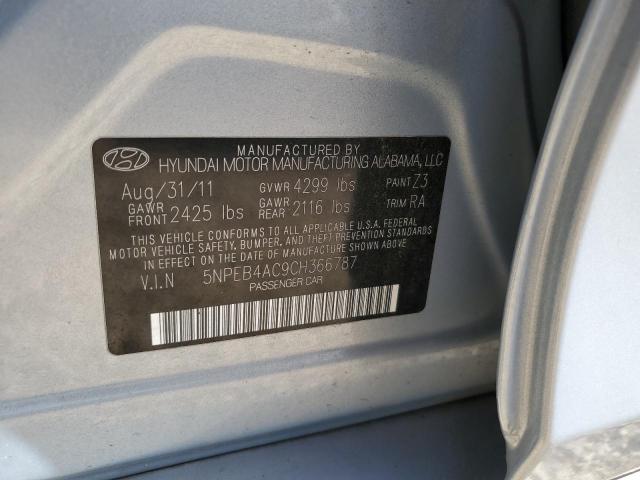 Photo 11 VIN: 5NPEB4AC9CH366787 - HYUNDAI SONATA GLS 