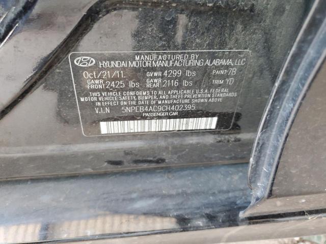 Photo 12 VIN: 5NPEB4AC9CH402395 - HYUNDAI SONATA GLS 