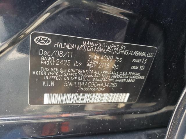 Photo 11 VIN: 5NPEB4AC9CH434280 - HYUNDAI SONATA GLS 