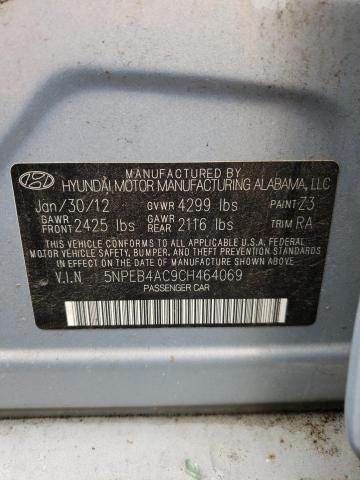 Photo 12 VIN: 5NPEB4AC9CH464069 - HYUNDAI SONATA 