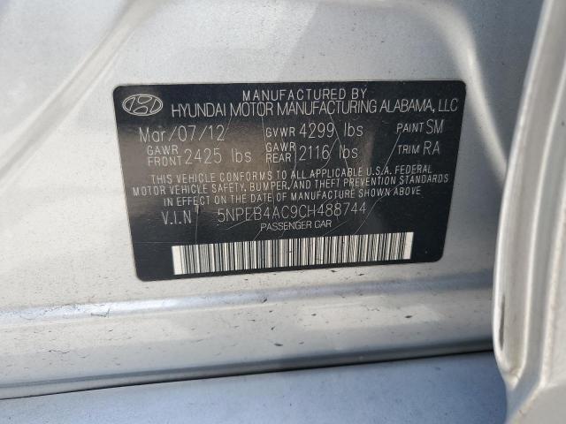 Photo 12 VIN: 5NPEB4AC9CH488744 - HYUNDAI SONATA GLS 