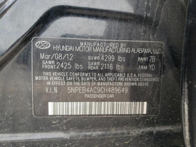 Photo 11 VIN: 5NPEB4AC9CH489649 - HYUNDAI SONATA GLS 