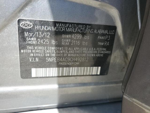 Photo 11 VIN: 5NPEB4AC9CH492812 - HYUNDAI SONATA GLS 