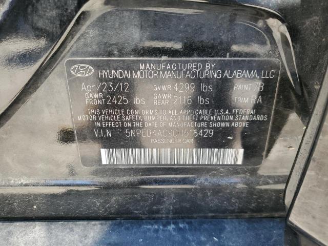 Photo 11 VIN: 5NPEB4AC9DH516429 - HYUNDAI SONATA 