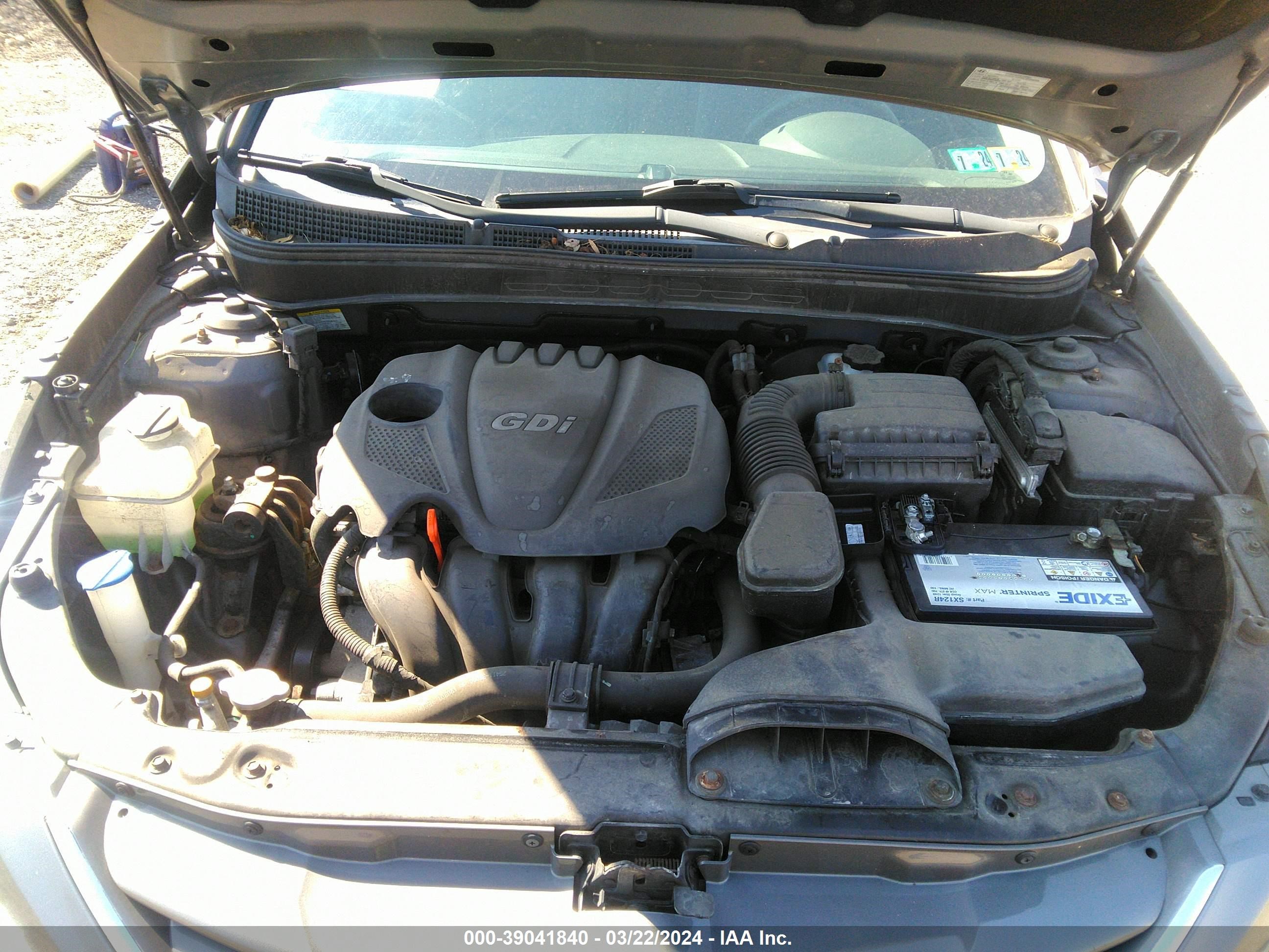 Photo 9 VIN: 5NPEB4AC9DH520528 - HYUNDAI SONATA 