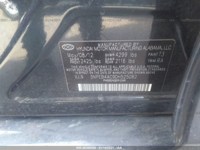 Photo 8 VIN: 5NPEB4AC9DH525082 - HYUNDAI SONATA 