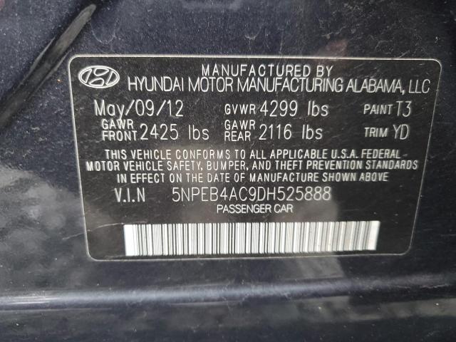 Photo 11 VIN: 5NPEB4AC9DH525888 - HYUNDAI SONATA GLS 