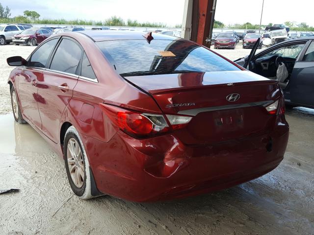 Photo 2 VIN: 5NPEB4AC9DH532971 - HYUNDAI SONATA GLS 