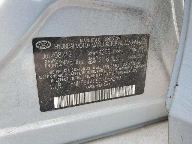 Photo 9 VIN: 5NPEB4AC9DH558289 - HYUNDAI SONATA GLS 