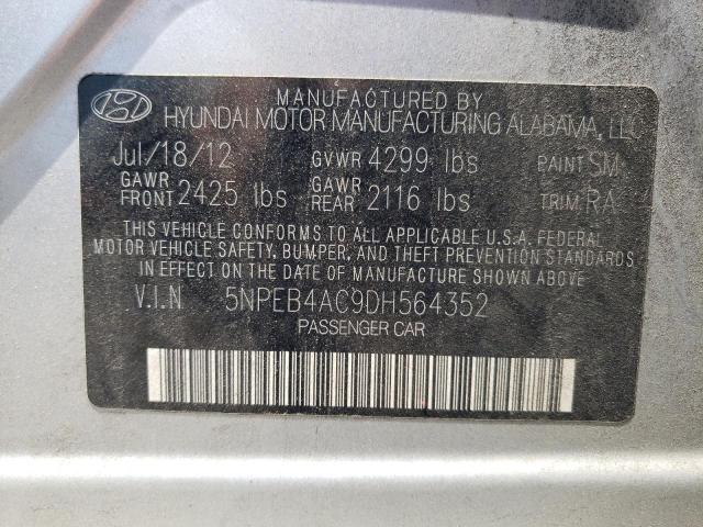 Photo 11 VIN: 5NPEB4AC9DH564352 - HYUNDAI SONATA 