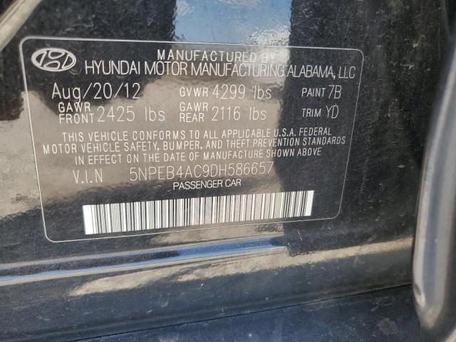 Photo 11 VIN: 5NPEB4AC9DH586657 - HYUNDAI SONATA 