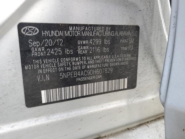 Photo 12 VIN: 5NPEB4AC9DH607829 - HYUNDAI SONATA GLS 