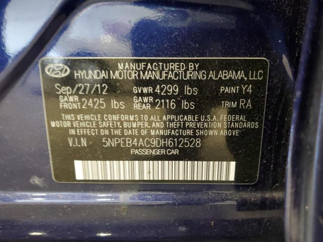 Photo 11 VIN: 5NPEB4AC9DH612528 - HYUNDAI SONATA 