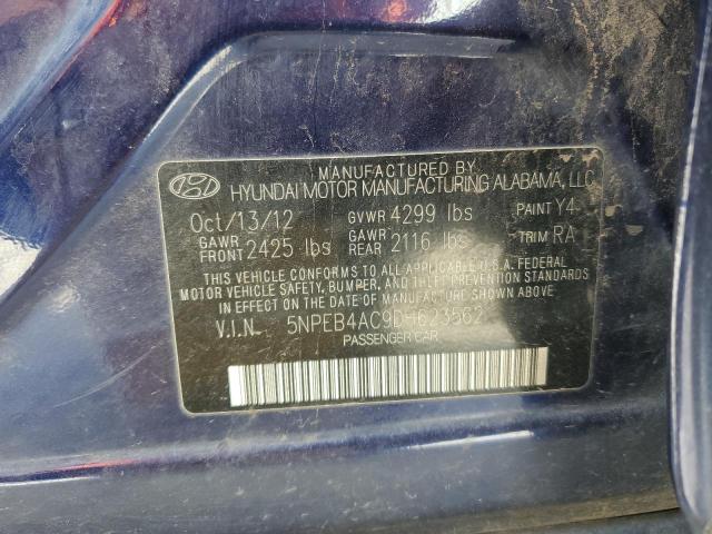 Photo 12 VIN: 5NPEB4AC9DH623562 - HYUNDAI SONATA GLS 