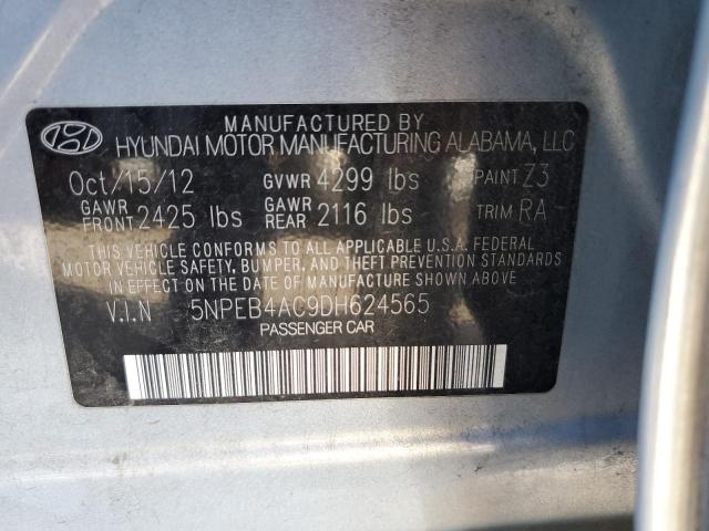 Photo 12 VIN: 5NPEB4AC9DH624565 - HYUNDAI SONATA GLS 