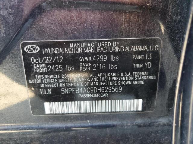 Photo 11 VIN: 5NPEB4AC9DH629569 - HYUNDAI SONATA GLS 