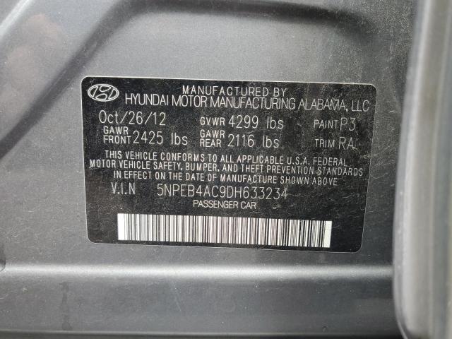 Photo 9 VIN: 5NPEB4AC9DH633234 - HYUNDAI SONATA GLS 