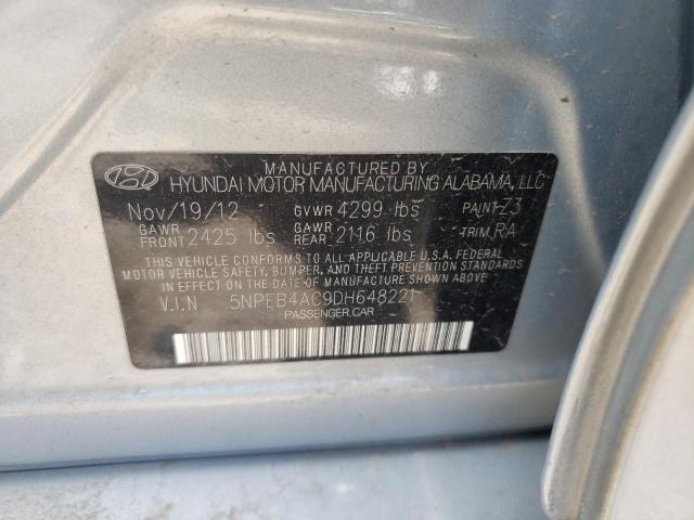 Photo 9 VIN: 5NPEB4AC9DH648221 - HYUNDAI SONATA GLS 