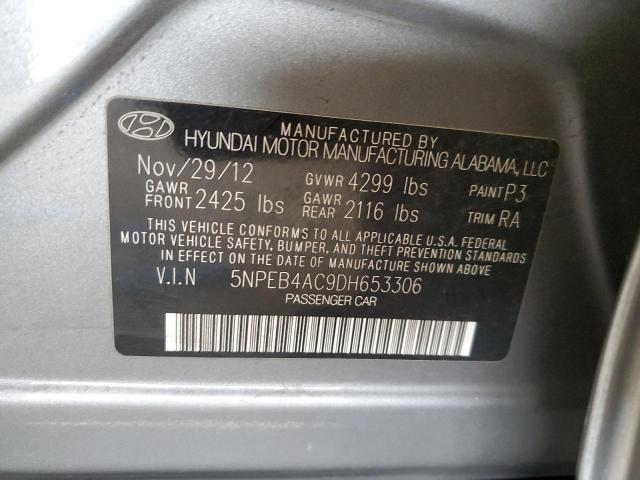 Photo 11 VIN: 5NPEB4AC9DH653306 - HYUNDAI SONATA GLS 