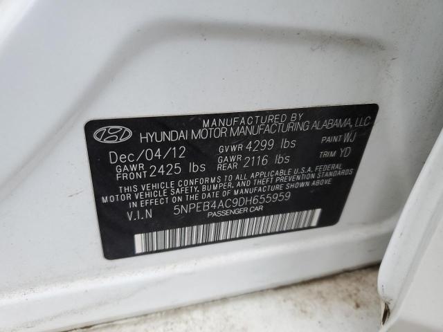 Photo 11 VIN: 5NPEB4AC9DH655959 - HYUNDAI SONATA GLS 