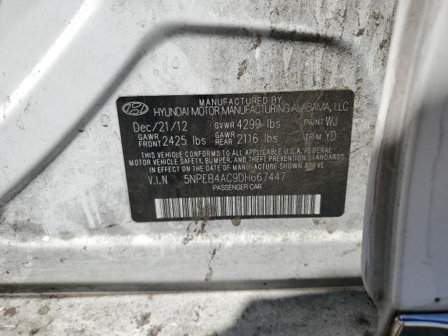 Photo 11 VIN: 5NPEB4AC9DH667447 - HYUNDAI SONATA 