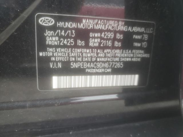 Photo 11 VIN: 5NPEB4AC9DH677265 - HYUNDAI SONATA GLS 