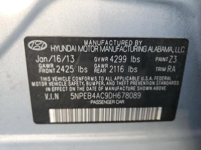 Photo 11 VIN: 5NPEB4AC9DH678089 - HYUNDAI SONATA GLS 