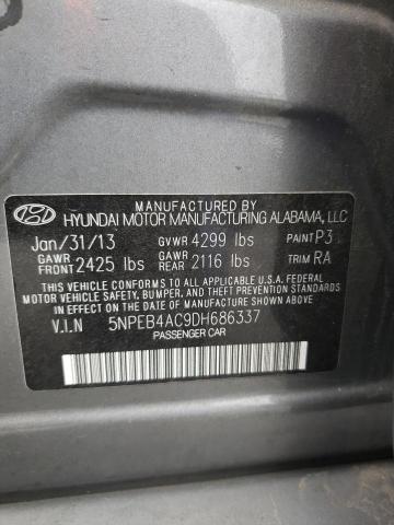 Photo 11 VIN: 5NPEB4AC9DH686337 - HYUNDAI SONATA GLS 