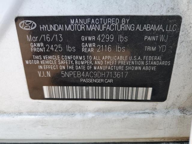 Photo 11 VIN: 5NPEB4AC9DH713617 - HYUNDAI SONATA 