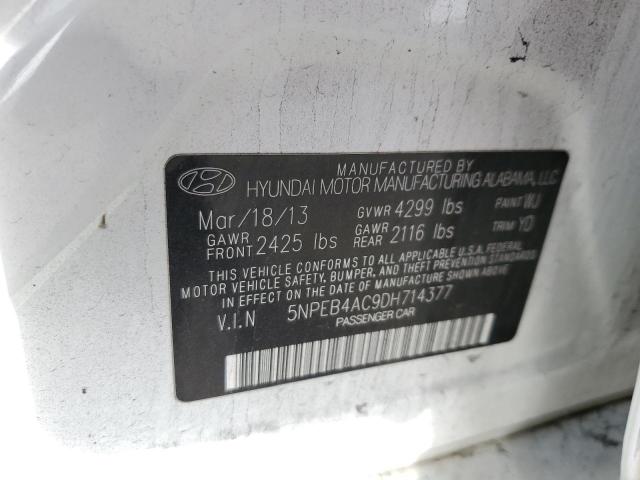 Photo 11 VIN: 5NPEB4AC9DH714377 - HYUNDAI SONATA 