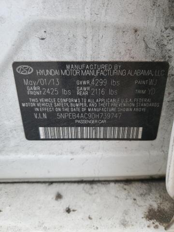 Photo 11 VIN: 5NPEB4AC9DH739747 - HYUNDAI SONATA 