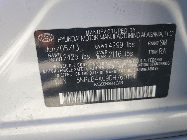 Photo 11 VIN: 5NPEB4AC9DH760114 - HYUNDAI SONATA GLS 