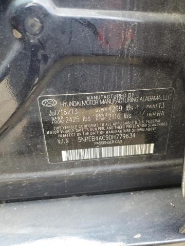 Photo 12 VIN: 5NPEB4AC9DH779634 - HYUNDAI SONATA GLS 