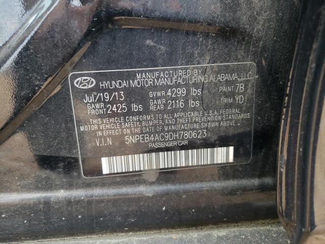 Photo 11 VIN: 5NPEB4AC9DH780623 - HYUNDAI SONATA GLS 