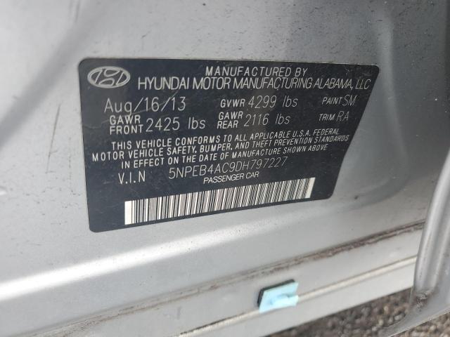 Photo 11 VIN: 5NPEB4AC9DH797227 - HYUNDAI SONATA 